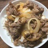 レンチン☆簡単牛丼